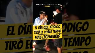 El día que KODIGO TIRÓ el DOBLE TEMPO MÁS LEGENDARIO y HUMILLÓ a DREFQUILA ☠️🔥 Kodigo Freestyle [upl. by Arvy]