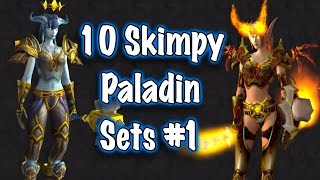 Jessiehealz  10 Skimpy Paladin Sets 1 World of Warcraft [upl. by Luciano630]