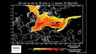 Spread Caesium137 directly after the Chernobyl disaster [upl. by Fen]