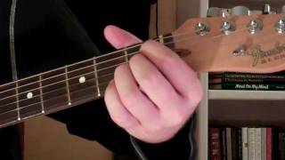 How To Play the Bb95 Chord On Guitar B flat ninth diminished fifth 5th [upl. by Jary165]