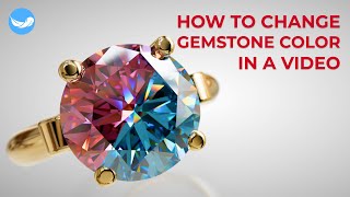 How to change gemstone color in a video [upl. by Odnumde]