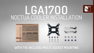 Noctua SecuFirm2™ LGA17xx multisocket CPU cooler installation [upl. by Oiratnom]