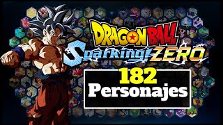 DRAGON BALL Sparking ZERO – Revelación de los 182 PERSONAJES JUGABLES  Tráiler [upl. by Colon]