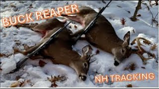 Tracking Big bucks on snow in New Hampshire  BUCK REAPERS [upl. by Thornburg]