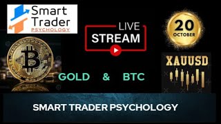 🎯 20th October Part 2 BTC and XAUUSD live analysis  Learn Technical analysis  BTC XAUUSD [upl. by Joan]