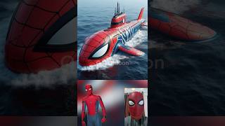 superheroes but Orca submarine 😱🔥Marvel amp DCAll Characters marvel avengersshortsrobot [upl. by Banyaz]