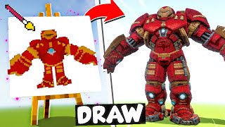 NOOB vs PRO DRAWING BUILD COMPETITION in Minecraft Episode 12 [upl. by Ahsital]