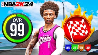 MIKEY WILLIAMS BUILD is UNSTOPPABLE at the PARK in NBA2K24 [upl. by Basham]