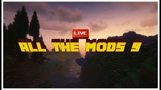 🔴 STARTING THE SERVER ROOM  MINECRAFT ATM 9  Continuing the build [upl. by Pelpel]