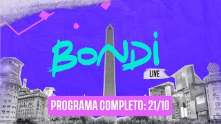 ▶️ PROGRAMACION COMPLETA 2110  BONDI LIVE [upl. by Nagaek46]