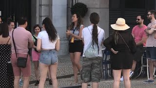 Lisbon Portugal Walking Tour [upl. by Urquhart]