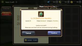 How to get 3 stats in heraldry in Dragon Nest M [upl. by Odlaner]