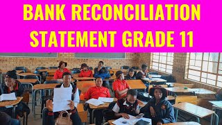 Bank Reconciliation Statement Grade 11 [upl. by Fagin]