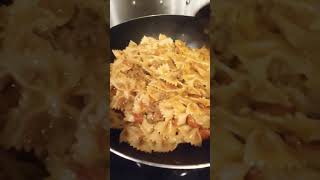 BEEF BOW TIE PASTA youtubeshorts shortvideo shortsfeed [upl. by Harragan25]