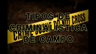 TIPOS DE CRIMINALÍSTICA [upl. by Ahseele]