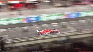 First laps at the Las Vegas Street Circuit for F1 Las Vegas Grand Prix from the stands [upl. by Anilejna]