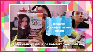 Cat rambut sendiri dirumah tanpa bleaching dengan GARNIER ULTRA COLOR Crandbery Red Review [upl. by Frodine227]