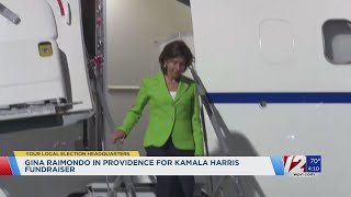 Gina Raimondo campaigns for Kamala Harris in Providence [upl. by Elmajian]