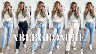 Abercrombie Denim Haul  Abercrombie Jeans TryOn Haul amp Review [upl. by Iadahs]