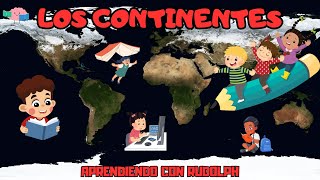 Conoce los continentes del mundo  Video educativo para saber cuales son los continentes educación [upl. by Ahcire168]