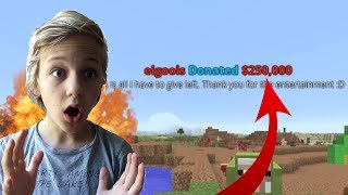 450000 DONATIE 5 HOOGSTE STREAM DONATIES OOIT [upl. by Yelnahs]