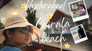 Hyderabad to Chirala beach  Ala beach resort review travelvlog chiralabeach [upl. by Shira595]