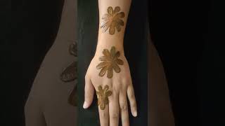 Beautiful and easy finger tip mehndi design trick 🥰🥰 2024subscribe mehndihenashorts [upl. by Ellene]