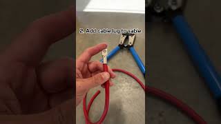 Battery cable lug Clamping plier [upl. by Amo]