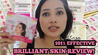 BRILLIANT SKIN REJUVENATING SET REVIEW GRABI ANG HAPDI AYOKO NA [upl. by Niala]