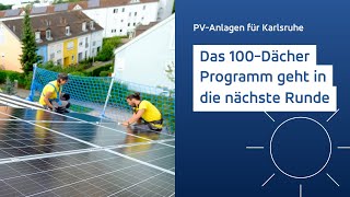 100 Photovoltaikanlagen auf 100 Dächern der Volkswohnung [upl. by Elo9]