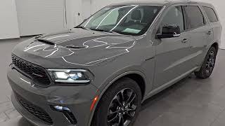 2022 DODGE DURANGO RT BLACKTOP PACKAGE DESTROYER GRAY 4K WALKAROUND 14918Z [upl. by Kudva]