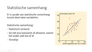 Statistische samenhang en causaliteit HAVO wiskunde A amp VWO wiskunde AC [upl. by Magel]