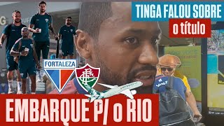 TODO O EMBARQUE DO FORTALEZA NO AEROPORTO [upl. by Yruoc]