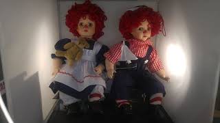 Vintage Porcelain Raggedy Ann and Andy [upl. by Ekal]