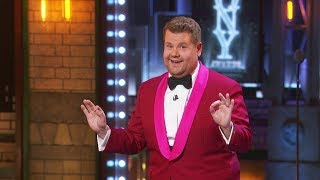 James Corden Hilariously Helps Broadway Stars Rehearse Their quotLosing Facequot At The 2019 Tony Awards [upl. by Warms56]