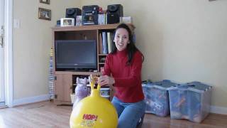 Gymnic Hop 45 and Rody Inflatable Horse  A Parents Product Review [upl. by Oilcareh616]