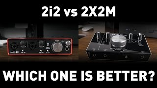 Focusrite Scarlett 2i2 vs MAudio MTrack 2X2M Which Should You Get [upl. by Yrnehnhoj]