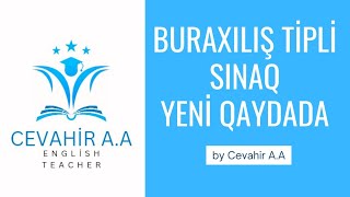 Buraxılış tipli Sınaq İmtahanı ingilis dili sınaq və izah by Cevahir AA abituriyenthazırlığı [upl. by Sesmar918]