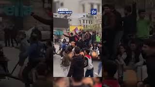 Syrians make giant sled of Hafez AlAssad statue [upl. by Cosenza696]