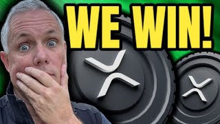 XRP COIN HOLDERS  WE WIN WHERE ARE ALL OF THE XRP HATERS NOW [upl. by Llenaj]