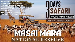 Adventurous Masai Mara Safari Kenya  Once in a lifetime experience [upl. by Tarkany]