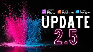 Affinity Update 25  Photo Publisher Designer  Whats Good [upl. by Shanta]