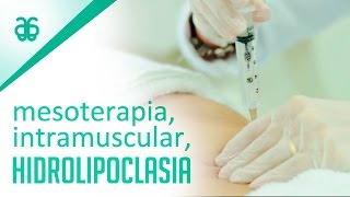 Mesoterapia Aplicação Intramuscular e Hidrolipoclasia [upl. by Anaujait]