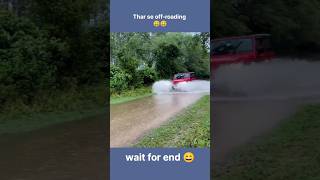 Thar se offroading 😅 sourav joshi vlogs shorts souravjoshivlogs [upl. by Yltsew]