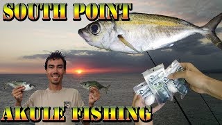 Akule Fishing at South Point  Night Fishing With Hammer Bombs  First Akule Catch And Cook BODS 42 [upl. by Attirehs647]