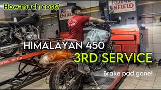 I am irritated from this issue in HIMALAYAN 450  Problem with the break pads [upl. by Alyos649]