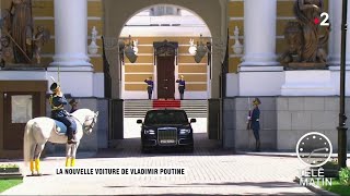 Sans frontières  Moscou  La nouvelle voiture de Vladimir Poutine [upl. by Darb]