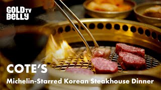 Korean BBQ Feast from Cote Korean Steakhouse Watch How Its Made [upl. by Andromeda816]