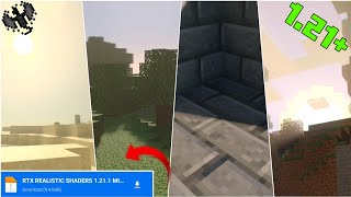 RTX Shader For Mcpe 121  Minecraft Pe 121 Realistic Shader  Best Shader For Minecraft Pe [upl. by Gereld]