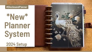 New Planner System  How Im organizing my planner for 2024  Functional Tabs Discbound Classic [upl. by Yerdua]